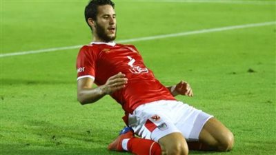 رمضان صبحي يحرز الهدف الأول للأهلي في وادي دجلة