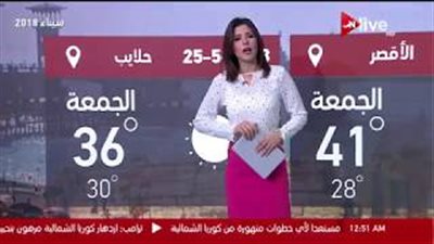 الأرصاد: انخفاض ملحوظ في درجات الحرارة.. والقاهرة تسجل 37 (فيديو)
