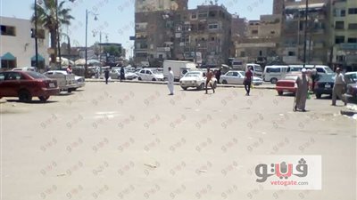 إضراب سائقي خط الألبان والسادات في السويس