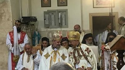 بطريرك الكاثوليك يترأس احتفالية تجليس مطران الجيزة (صور)