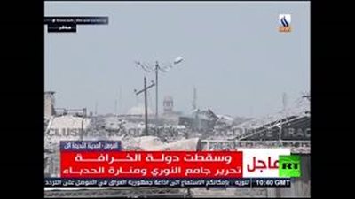 بالفيديو.. لحظة انهيار داعش في الموصل