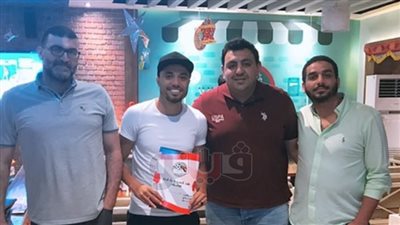 الأسيوطي يتعاقد مع الشاعر مهاجم المقاولون العرب (صور)