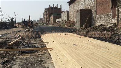 بالصور.. القناطر الخيرية تتابع أعمال تغطية الترعة الباسوسية