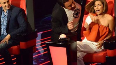 عاصي الحلاني ينفذ مقلبا في شيرين عبد الوهاب بكواليس «the voice»