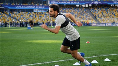 صلاح يختتم تدريباته مع ليفربول لنهائي دوري أبطال أوروبا (صور)