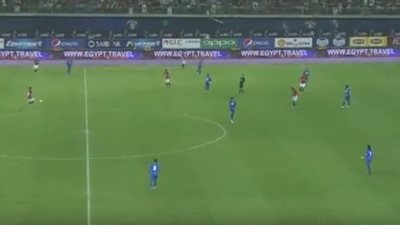 الكويت تتقدم على الفراعنة بهدف بعد مرور 15 دقيقة