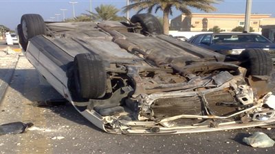 إصابة 3 أطفال في انقلاب سيارة «ميكروباص» بالإسماعيلية