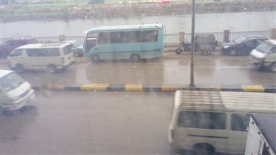 هطول أمطار غزيرة على القليوبية