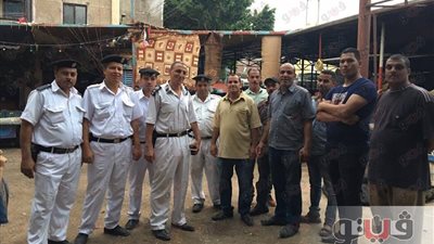 بالصور.. إزالة أكبر سوق مخالفة لبيع القماش بالإسماعيلية