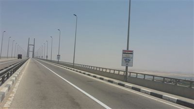 افتتاح كوبري الإسماعيلية العائم خلال احتفالات قناة السويس في أغسطس