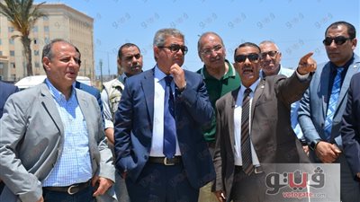 بالصور.. وزير الرياضة يتفقد الفرع الاجتماعي للاتحاد السكندري