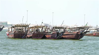 توقف حركة الملاحة بميناء البرلس لسوء الطقس