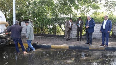 محافظ الجيزة يجازي مسئول النظافة بجنوب للتراخي في أعمال شفط المياه