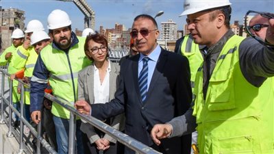 محافظ الإسكندرية يتفقد تنفيذ مشروع هاضم الحمأة بمحطة التنقية الشرقية