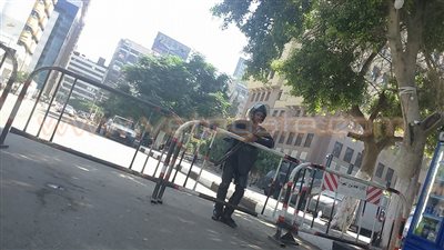بالصور.. انتشار قوات الأمن بالمهندسين في ذكرى «فض رابعة»
