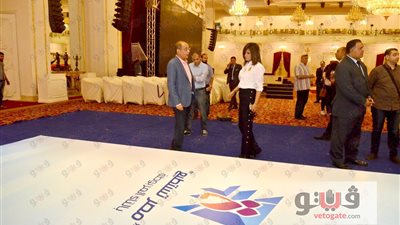 بالصور.. وزيرة الهجرة تتفقد الاستعدادت النهائية لمؤتمر «مصر تستطيع»