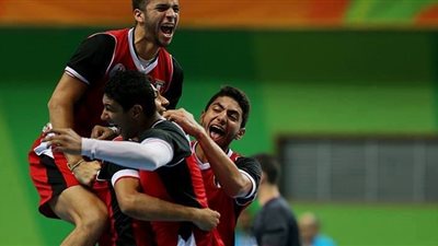 سلوفينيا تتقدم على مصر في الشوط الأول من نهائى الأولمبياد