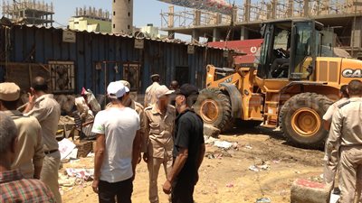 بالصور.. حملة مكبرة لإزالة الإشغالات والتعديات على الأراضي بالقليوبية
