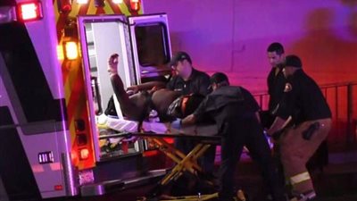 بالفيديو والصور.. لحظة إطلاق النار على كريس بروان في ملهى بهوليوود