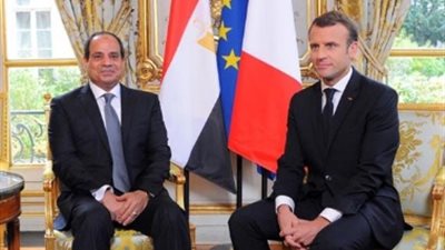 تفاصيل مكالمة السيسي وماكرون حول أزمات المنطقة