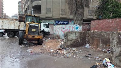 رفع 640 طن قمامة وإزالة أعمال بناء مخالفة فى الدقهلية