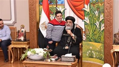 البابا تواضروس يلتقي أسرة القلب الفرحان لذوي الاحتياجات