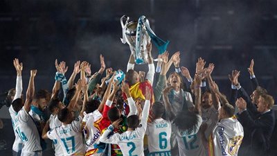 10 صور تلخص احتفالات ريـال مدريد بدوري الأبطال في برنابيو