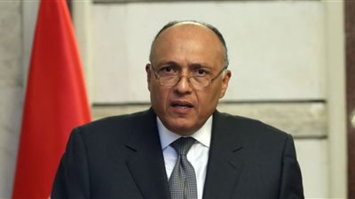 وزير الخارجية يصل مطار القاهرة قادما من أديس أبابا