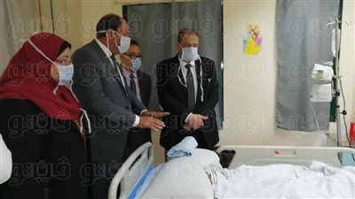 بعد حالات اشتباه السحائي.. مساعد وزير الصحة يتفقد حميات بنها