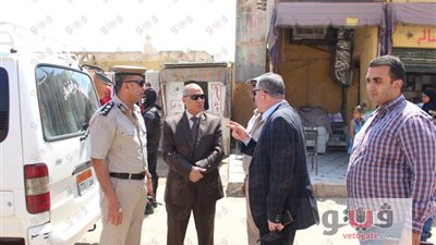 بالصور.. مدير أمن أسوان يتفقد المواقف والكنائس