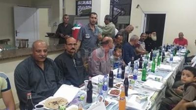 طوخ تقيم إفطار الوحدة الوطنية بين المسلمين والأقباط (صور)
