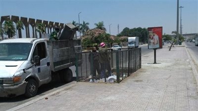 حملات نظافة مكثفة بمحيط ستاد القاهرة الدولي