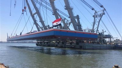 انتهاء تصنيع أول أجزاء كوبري الإسماعيلية العائم