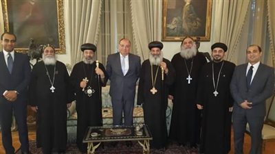 سفير القاهرة في روما يستقبل الأنبا رافائيل بمقر إقامته