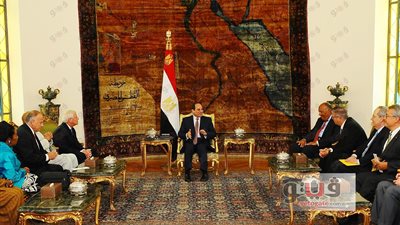 وفد الكونجرس للسيسي: مصر شريك مهم للولايات المتحدة