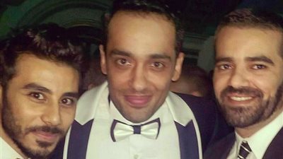 رامي جمال يحتفل بزفاف شقيقه