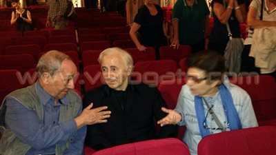 بالصور.. «العصفوري» سعيد بعودة «المسرح القومي»