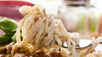 أسرع طريقة لعمل المكرونة بشاورما اللحم