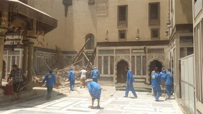 الآثار: سقوط بعض البراطيم الخشبية بمسجد صرغتمش