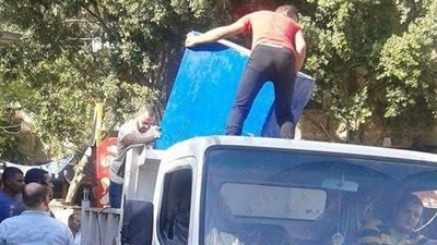 بالصور.. حملة لرفع الإشغالات والمخالفات في الدقي