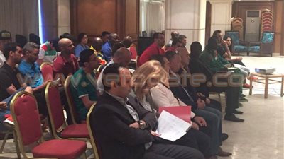 بالصور.. الاجتماع الفني للبطولة الأفريقية للتايكوندو ببورسعيد