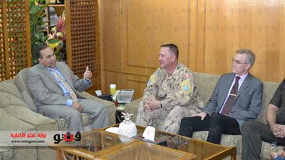 بالصور.. محافظ الإسماعيلية يستقبل قائد مكتب المراقبة الدولية للأمم المتحدة