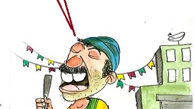 رشوة بوزارة التموين في كاريكاتير «فيتو»