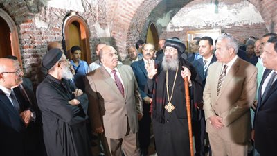 ختام احتفالات مولد القديسة «دميانة» بالدقهلية