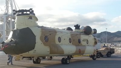 بالصور.. 3 مروحيات «شينوك» العسكرية لـ«المغرب» من أمريكا