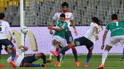 مباراة الزمالك والاتحاد باستاد برج العرب