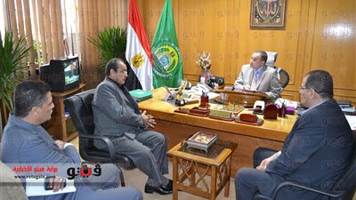 القصاص يستقبل مستشار طاهر أبوزيد للطب الرياضي