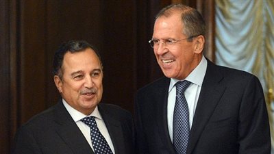 بدء المباحثات بين نبيل فهمى و نظيره الروسي لافروف