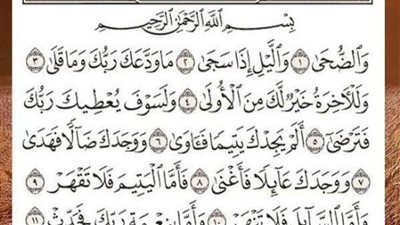 تعرف على أسرار وفضائل سورة الضحى