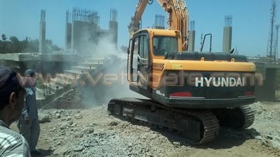 بالصور.. إزالة 15 حالة تعدٍ على الأراضي الزراعية بطوخ